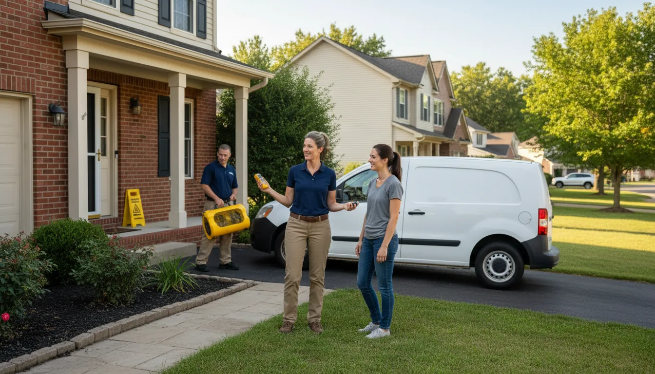 Residential water damage restoration in Frisco, NC